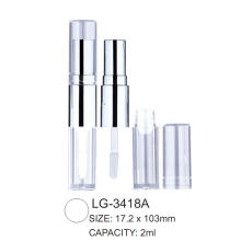 Runde Duo Lipstick/Lipgloss Tube LG-3418a